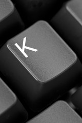 Black Keyboard - Key K