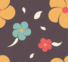 flower seamless pattern. seamless flower background. flower repe