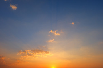 sunset background sky