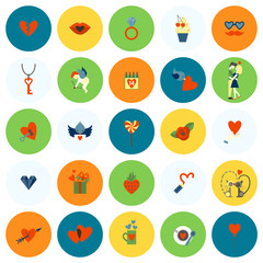 Happy Valentines Day Icons