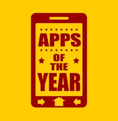 Apps of the year text on phone screen.