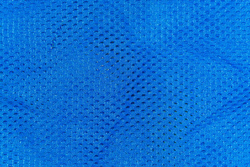 Blue mesh fabric for the background