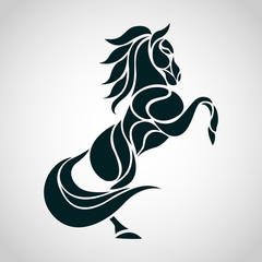 Horse logo vector
