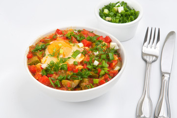 Shakshuka with egg