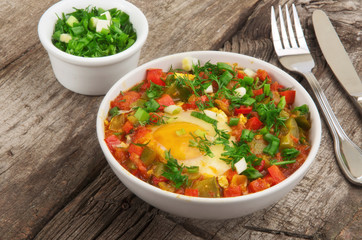 Shakshuka with egg