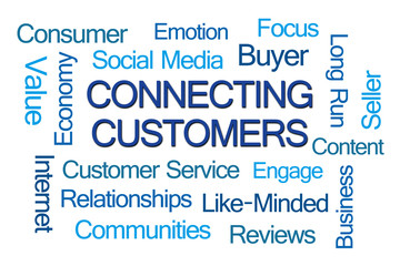 Connecting Customers Word Cloud