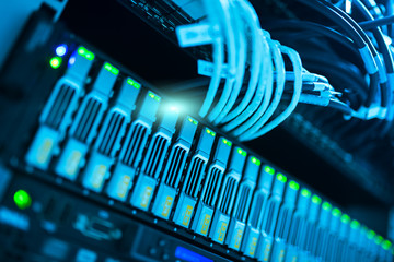 Network servers in data room Domestic Room