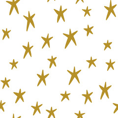 Modern vector background with golden stars