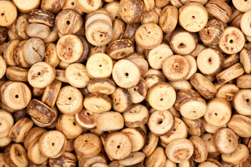 Obraz premium Brown beads. Texture. Hi tes photo.