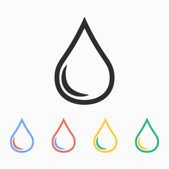 Fototapeta premium Oil - vector icon.