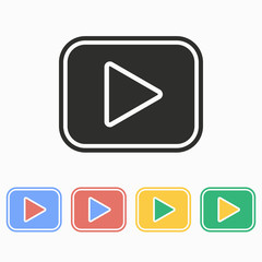 Video - vector icon.