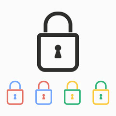 Lock - vector icon.