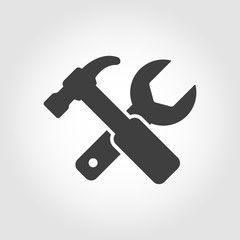 Vector repair icon. Repair Icon Object, Repair Icon Picture, Repair Icon Image - stock vector