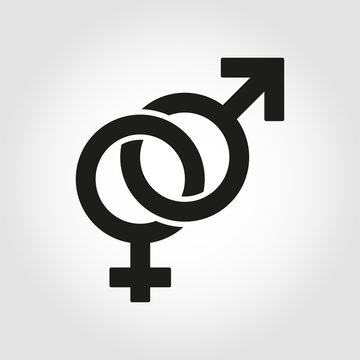 Vector sex symbol icon set. Sex Symbol Icon Object, Sex Symbol Icon Picture, Sex Symbol Icon Image - stock vector