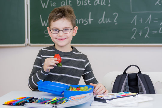 gesundes obst f&uuml;r ein schulkind
