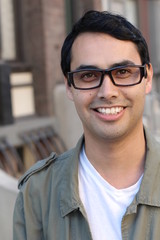 Handsome smiling confident man portrait 