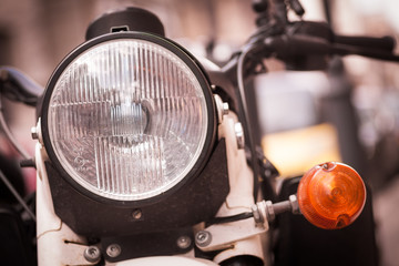 Classic motorcycle headlight