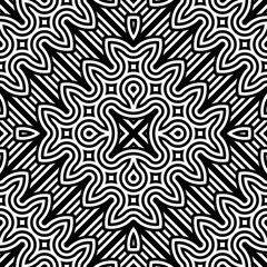 Design seamless monochrome zigzag pattern