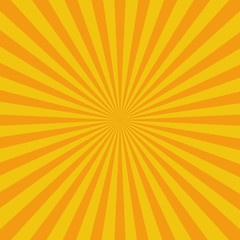 Obraz premium Flat Sunburst Pattern