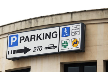 Obraz premium parking signs