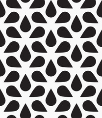 Abstract drop background, seamless pattern, vector illustration