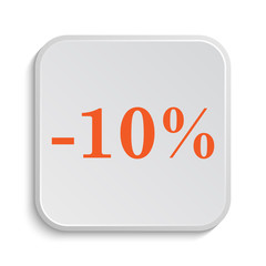 10 percent discount icon