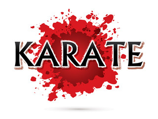 Karate , Font , text graphic vector © sila5775