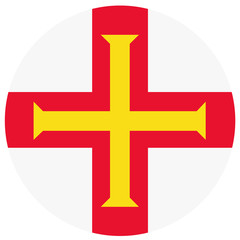 Guernsey flag vector