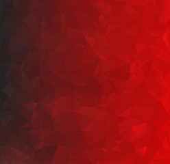 Red Polygonal Mosaic Background, Creative Design Templates