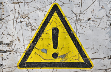 Triangle exclamation sign