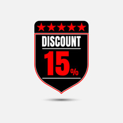 Sale discount icon.
