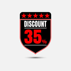 Sale discount icon.