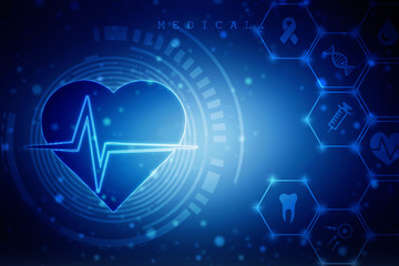 Medical abstract background