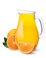 Pitcher of orange juice