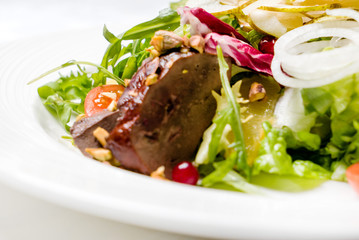 salad with meat