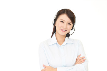 笑顔のオペレーター