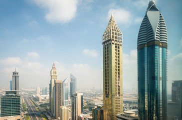 Fototapeta premium Dubai aerial view