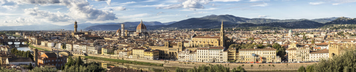 Fototapeta na wymiar Vista panoramica di Firenze - Italia