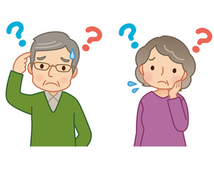 認知症の高齢者　物忘れ