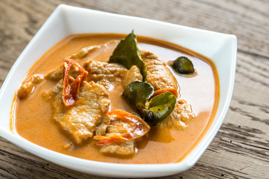 Thai panang pork curry