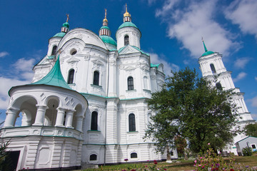 Fototapeta na wymiar The Cathedral in Kozelets, Ukraine
