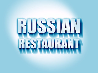 Delicious russian cuisine