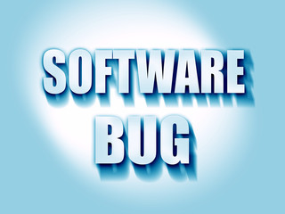 Software bug background