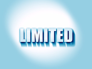 limited edition sign