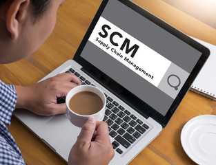  SCM Supply Chain Management concept