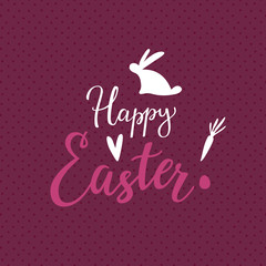 Happy easter lettering