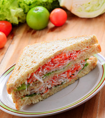 crab salad sandwich