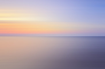 Long Exposure of soft sunset for background.