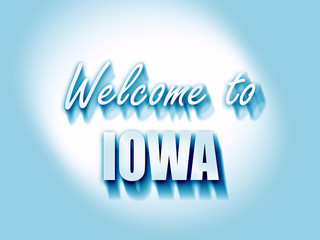 Obraz premium Welcome to iowa