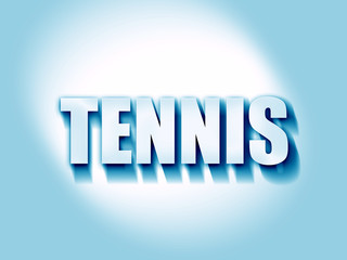 tennis sign background